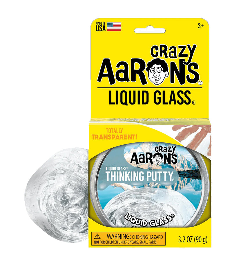 Crazy Aaron's Thinking Putty - Liquid Glass Crystal Clear