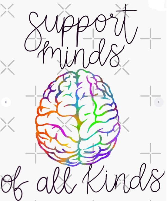 Support Minds of All Kinds Sticker