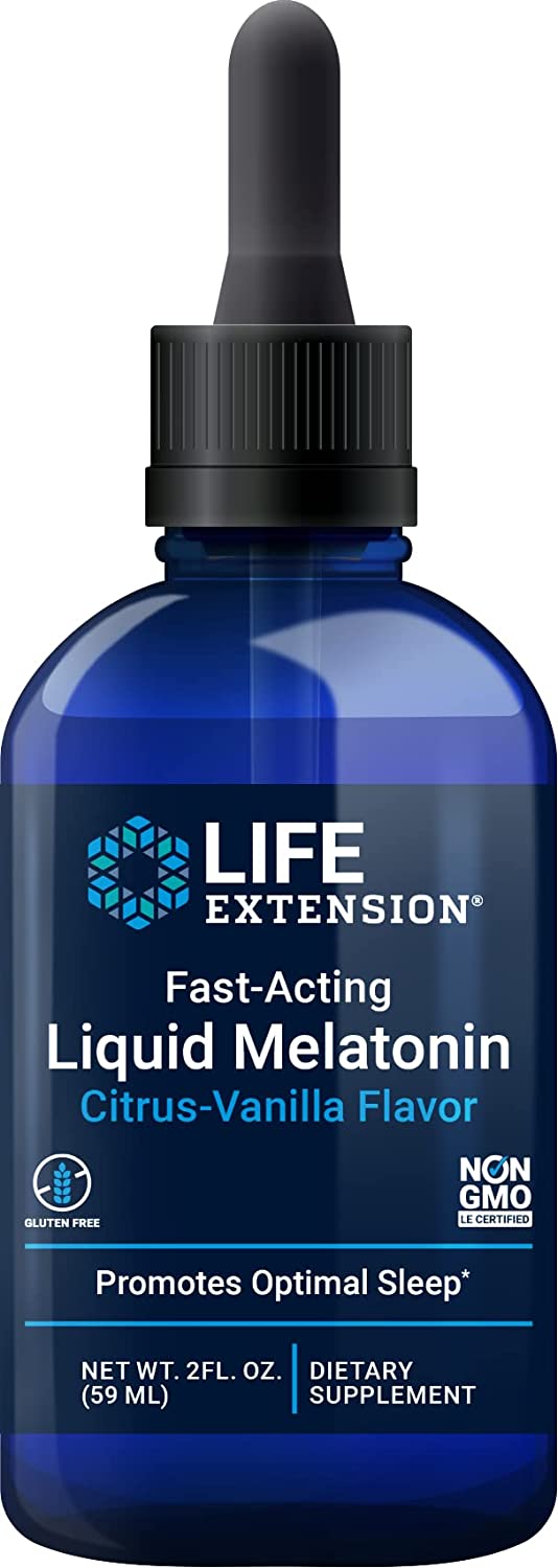 Liquid Melatonin - Citrus Vanilla Flavor - 3 mg