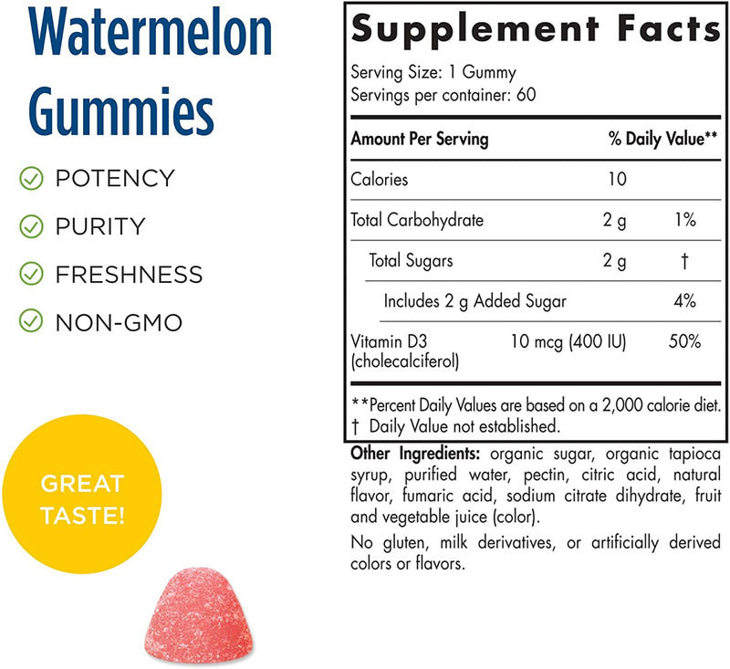 Nordic Naturals Vitamin D3 Kids Gummies 60 ct