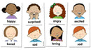 Features many different emotions