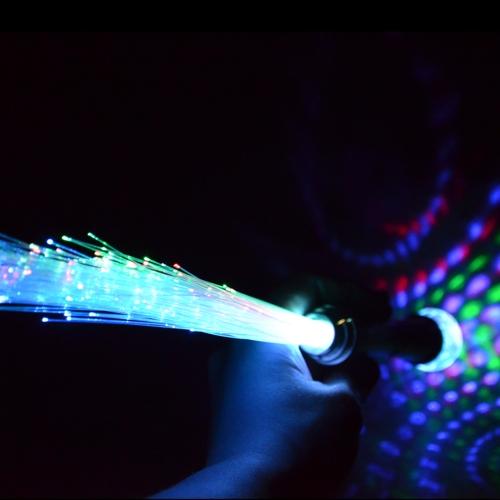 Light Up Wands with Fiber Optics and Crystal Ball