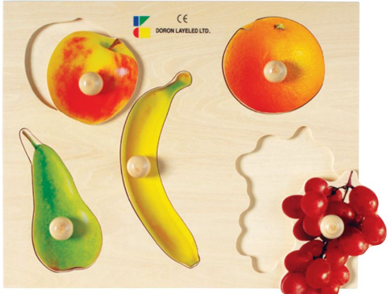 Photo Knob Puzzle - Fruits | Realistic Photo Puzzle | First Puzzle