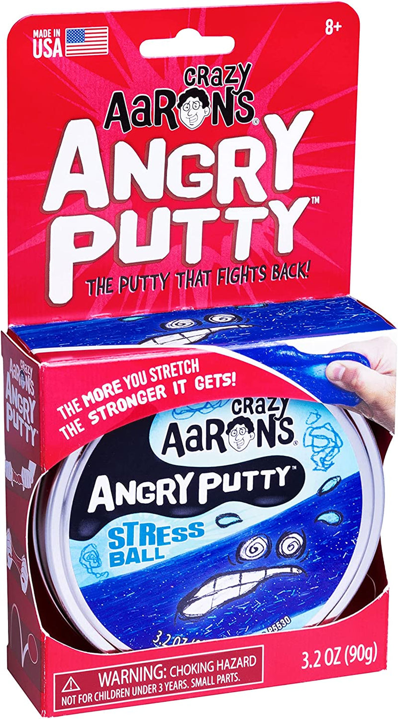 Crazy Aaron's Thinking Putty - Angry Putty Stress Ball