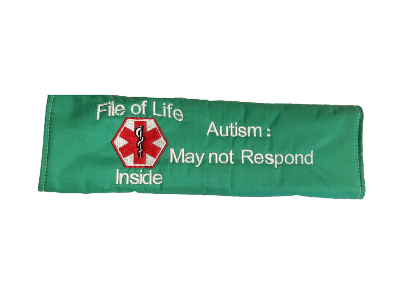 Seat Belt Cover with File of Life