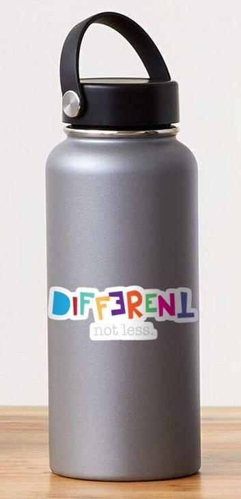 Different NOT Less Sticker