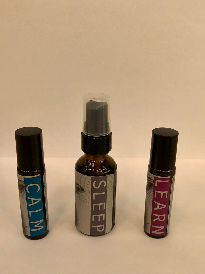Autism Essential Oils Gift Basket - SLEEP, LEARN & CALM