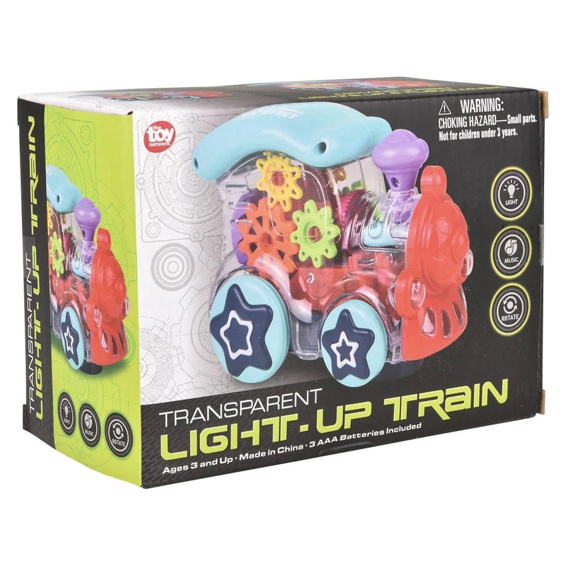 Light-Up Transparent Train