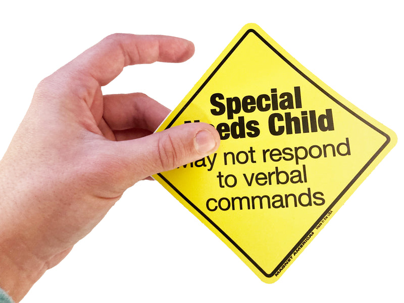 Special Needs Child Emergency Decal