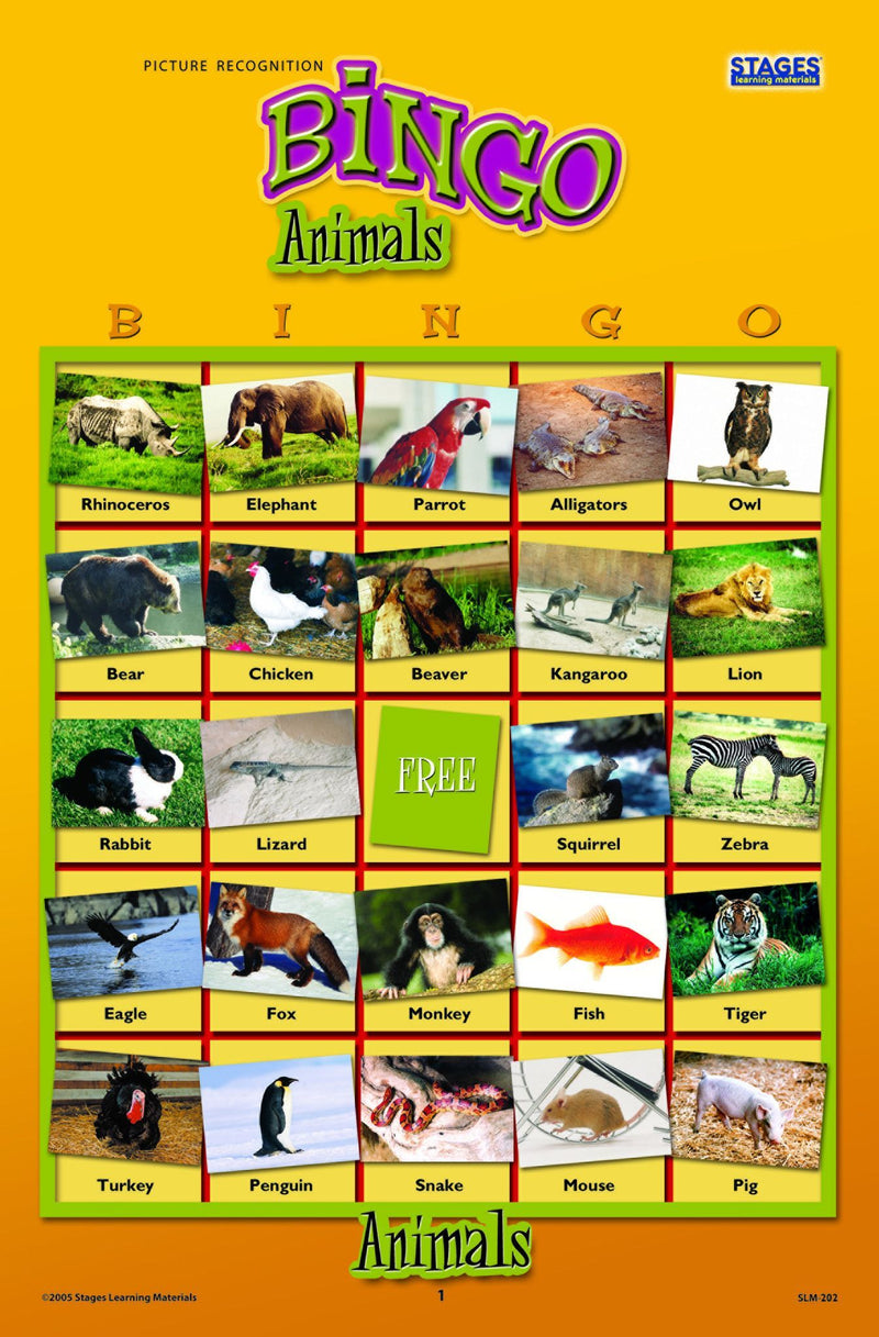 Bingo - Animal Pictures