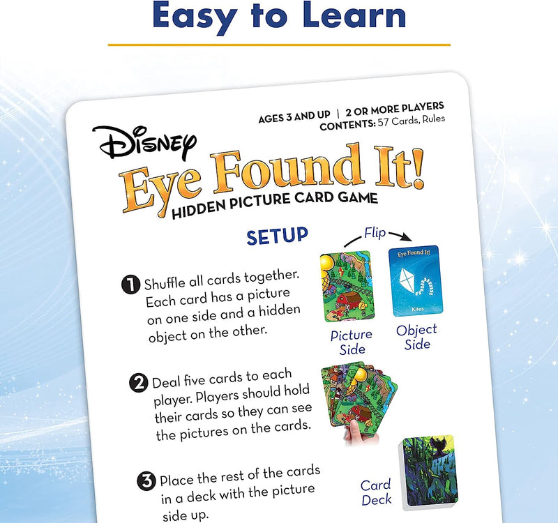 Eye Found It! Disney - Hidden Picture Card Game