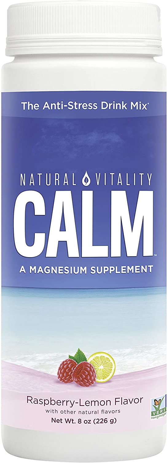 Natural Calm Raspberry-Lemon Flavored Powder Supplement