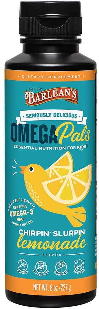 Omega Pals Lemonade Flavored Omega-3 Supplement - 8 oz.