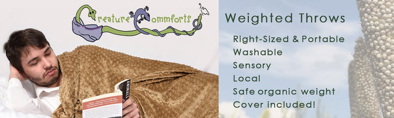 Creature Commforts 12 lb Weighted Blanket with Removable Cover