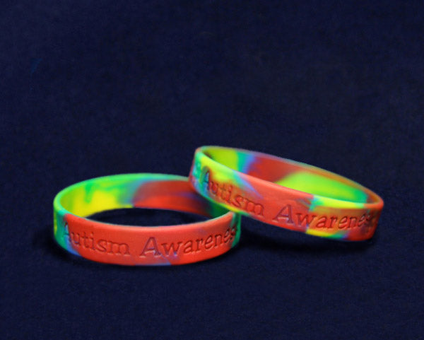 Rainbow Autism Awareness Gel Bracelet