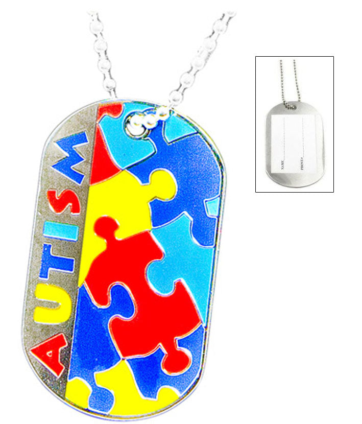 Autism ID Necklace