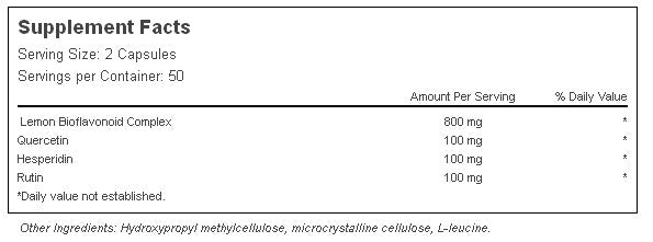 Quercetin Bioflavonoids 100 caps - Allergy Research Group