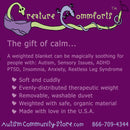 Creature Commforts 10 lb Weighted Blanket with Removable Cover