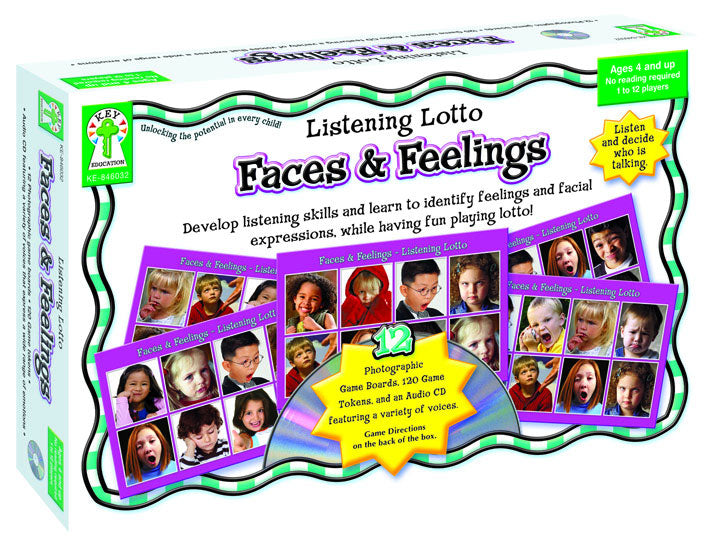 Faces & Feelings Listening Lotto