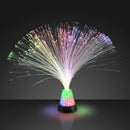 Glowing ice-cube crystals in the base of the lamp 