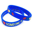 I Love Someone with Autism Gel  Bracelet