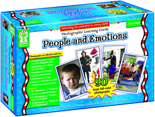 People & Emotions - Photographic Learning Cards