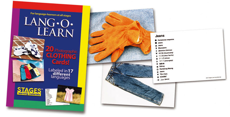 Lang-O-Learn Clothing Cards