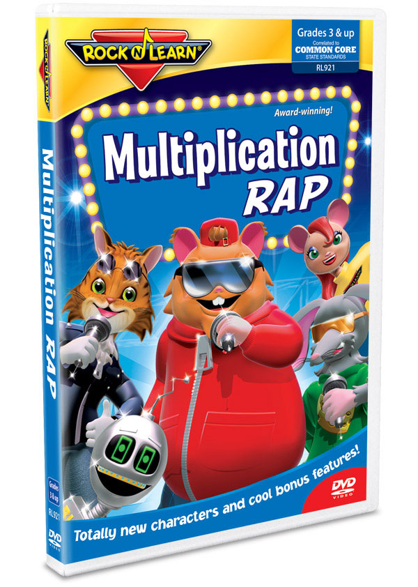 Rock 'N Learn - Multiplication Rap CD & Book