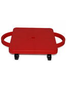 Red Plastic Scooter with Handles - 12 in