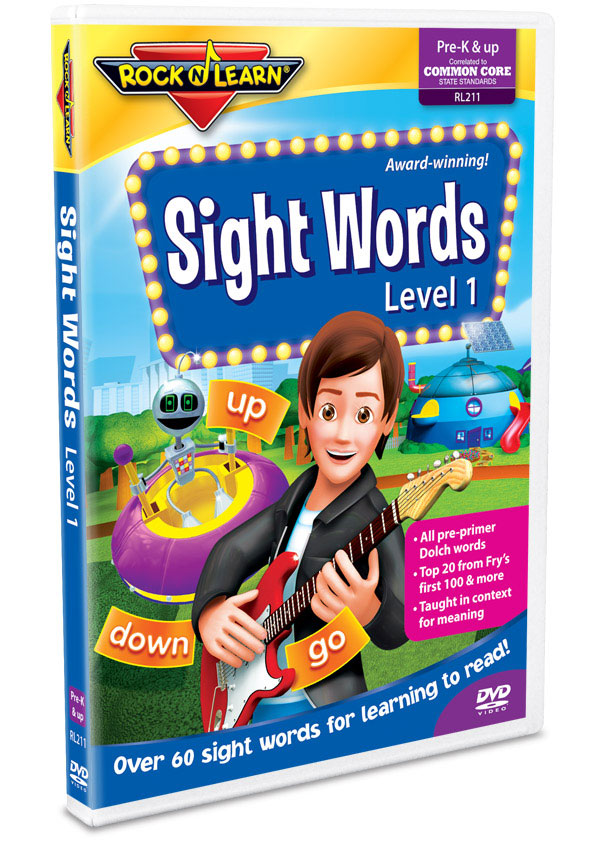 Rock 'N Learn - Sight Words Level 1 DVD