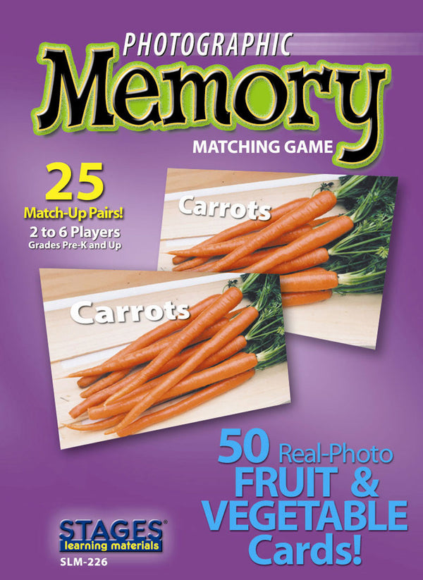 Memory Game - Fruits & Vegetables