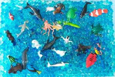 Aqua water beads