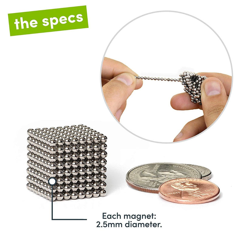 Speks Luxe Set of 512 (2.5mm) Magnetic Balls