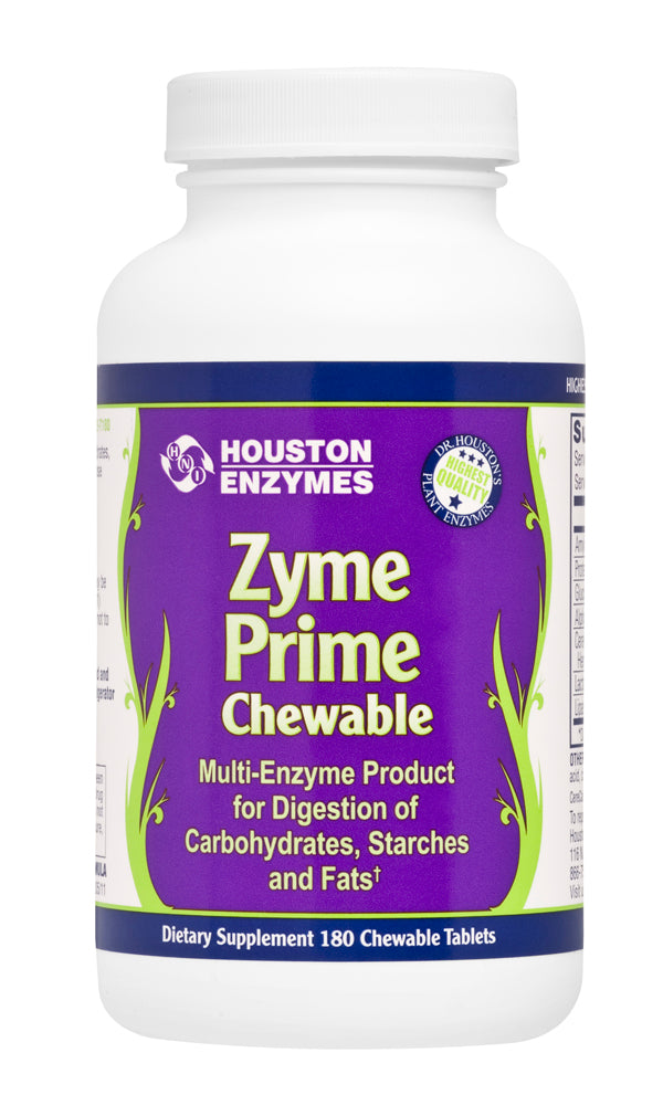 Chewable Zyme Prime with Stevia - Houston Enzymes